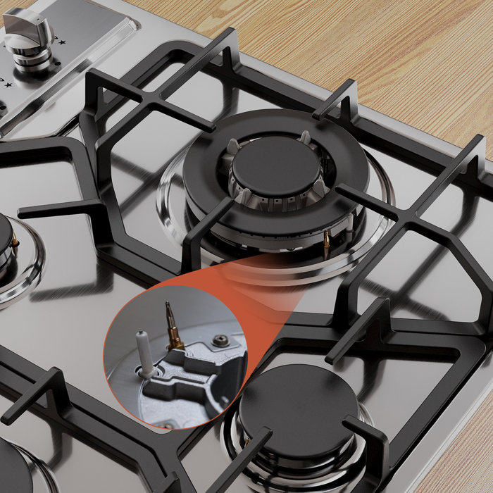 Empava 24" Natural Gas Cooktop & Reviews Wayfair